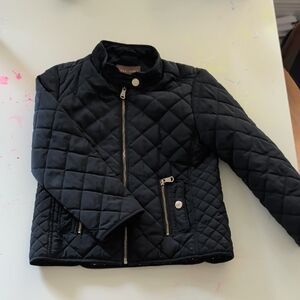 Zara Girls Black Quilted Jacket